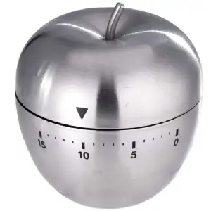 Minuteur inox forme pomme