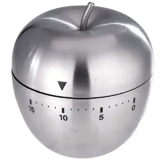 Minuteur inox forme pomme