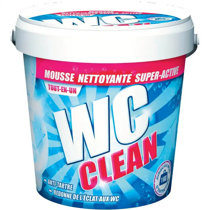 Mousse nettoyante super active wc clean