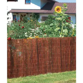 Natte brise vue 1.5x3m osier naturel