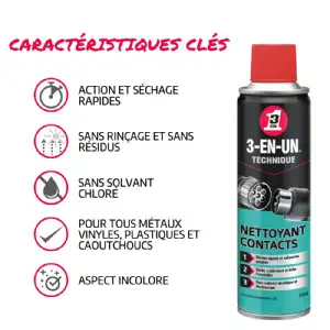 Bombe nettoyant contact 3 en 1 250ml