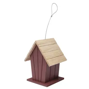 Nichoir en bois coucou terracotta