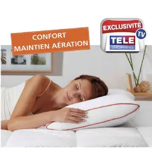 Oreiller sommeil grand confort (60x53cm)