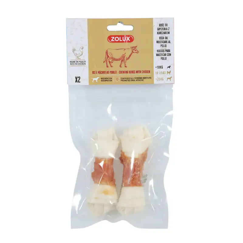 Os à mâcher au poulet Taille S (2 pcs) - ZOLUX 