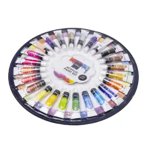 Palette peinture acrylique 25pcs