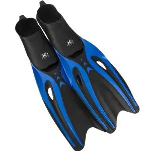 Palmes de natation bleues et noires XqMax