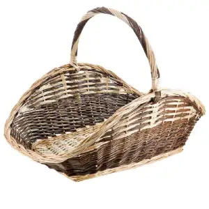 Panier à bûches en osier 55 cm