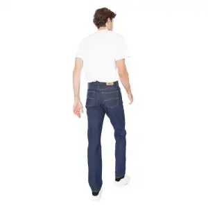 Pantalon de travail en jean bleu 5 poches