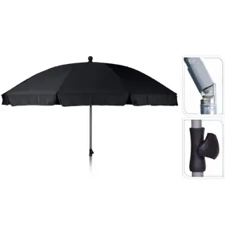 Parasol de jardin (ø2.50M-H2.25M) anthracite