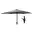 Parasol d300cm gris foncé