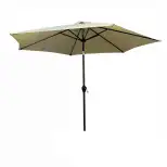 Parasol Droit Ø2,7 m crème - WERKA PRO 