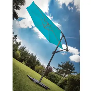 Parasol SuperKing aluminium à mât déporté (Ø3m) Ozalide