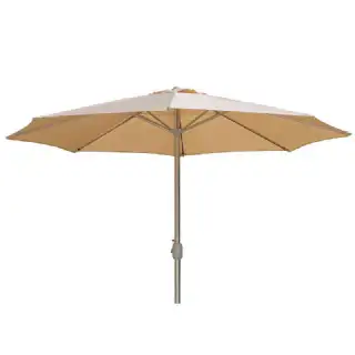 Parasol à manivelle sable diamètre 3m