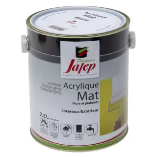 Peinture acrylique Blanc mat Jafep