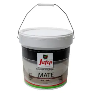 Peinture acrylique mate blanc MF-300 (15 L) Jafep