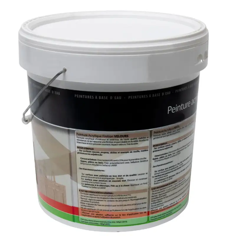 Peinture acrylique mate blanc MF-300 (15 L) Jafep