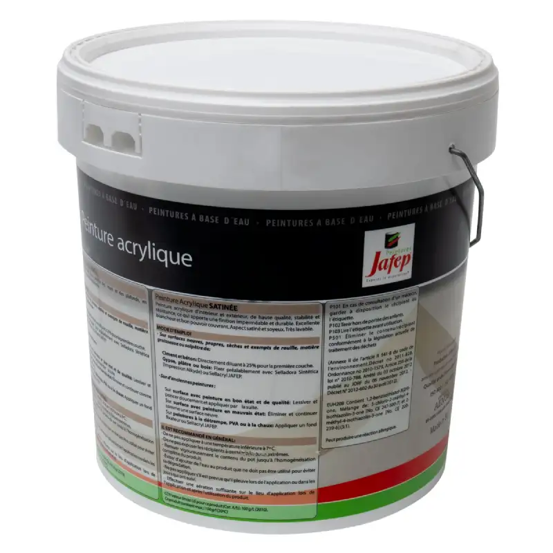 Peinture acrylique mate blanc MF-300 (15 L) Jafep