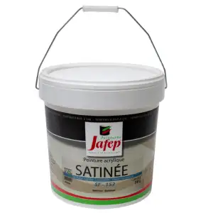 Peinture acrylique satinée blanc SF152 (14L) Jafep