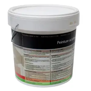 Peinture acrylique satinée blanc SF152 (14L) Jafep