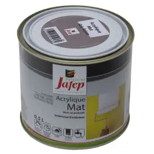 Peinture acrylique mat gris béton Jafep