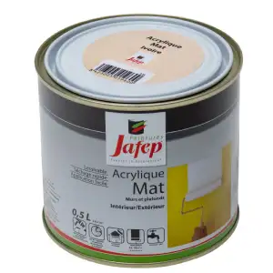 Peinture acrylique Ivoire mat Jafep