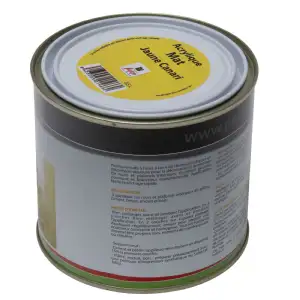 Peinture acrylique mate jaune canari Jafep (0,5L)