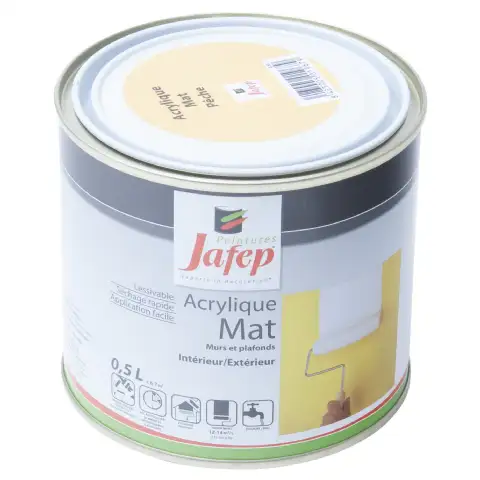 Peinture acrylique Pêche mat Jafep