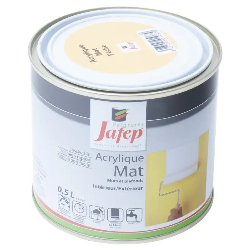 Peinture acrylique Pêche mat Jafep