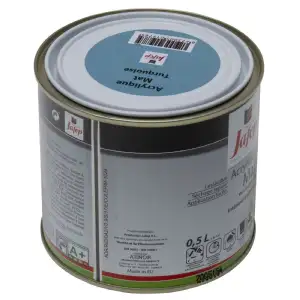 Peinture acrylique Turquoise mat Jafep (0,5l)