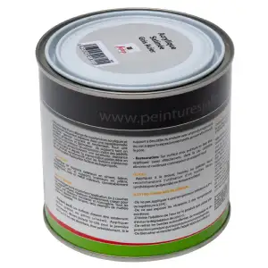 Peinture acrylique satinée gris acier Jafep (0,5l)