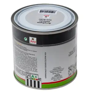 Peinture acrylique satinée gris acier Jafep (0,5l)