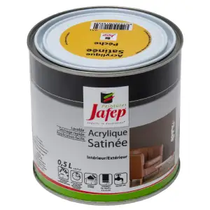 Peinture acrylique satinée pêche Jafep