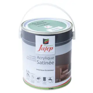 Peinture acrylique satinée vert kaki Jafep (2,5l)