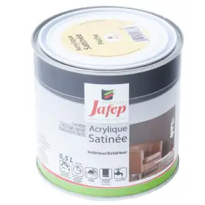 Peinture acrylique satinée pêche Jafep