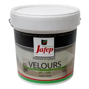 Peinture acrylique blanche velours VF-142 (14L) Jafep