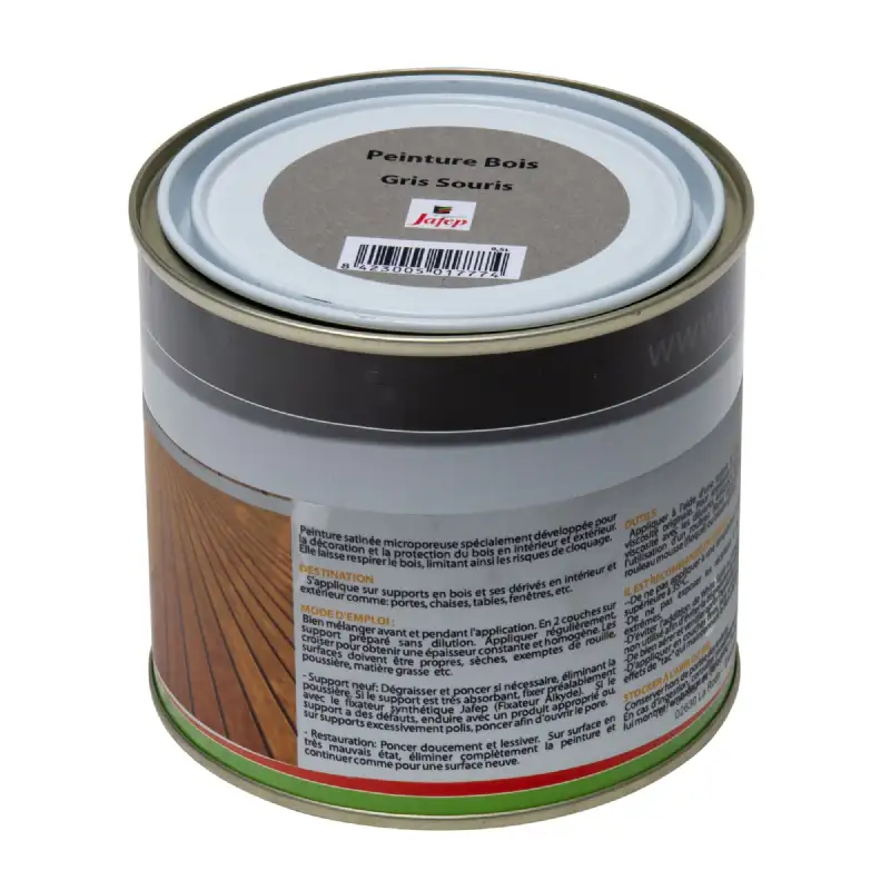 Peinture bois gris souris Jafep