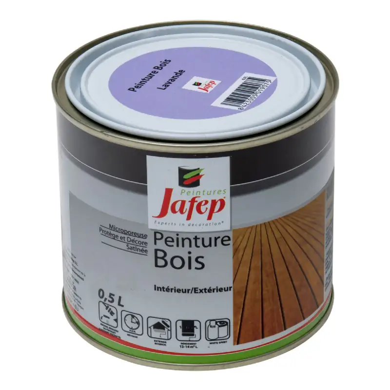 Peinture bois lavande Jafep