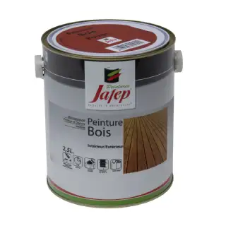 Peinture bois rouge Jafep