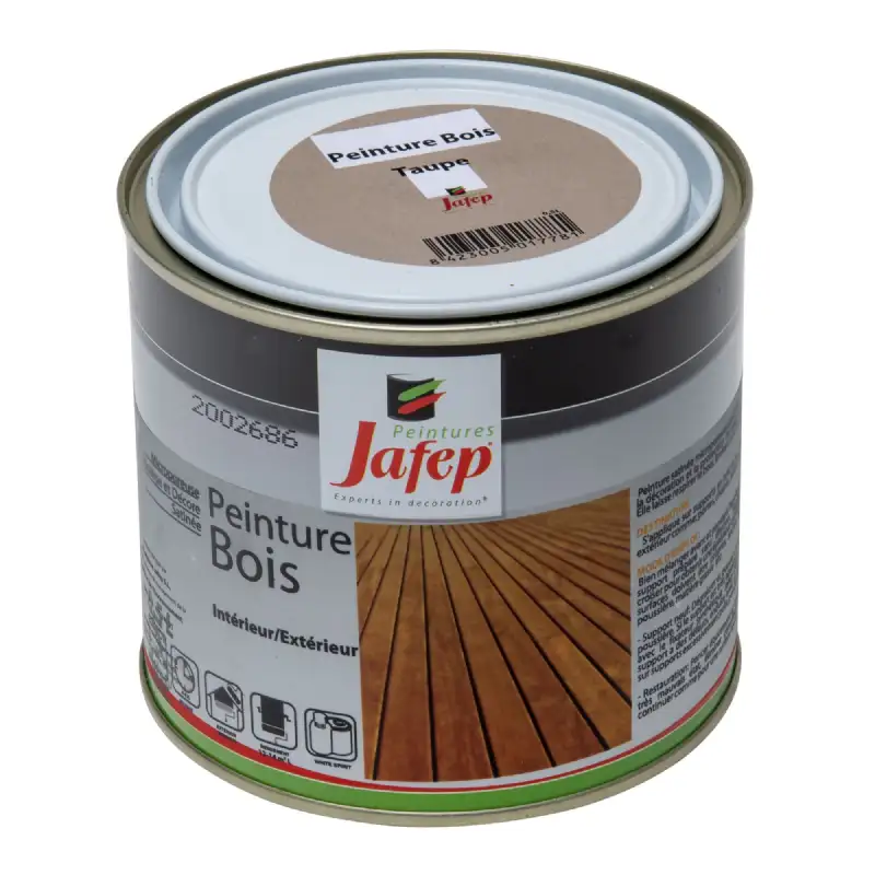 Peinture bois taupe Jafep