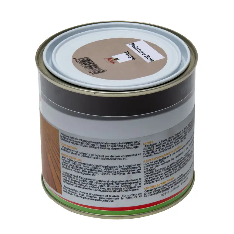 Peinture bois taupe Jafep