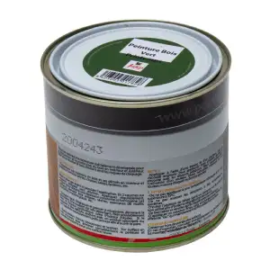 Peinture bois vert printemps 0,5l Jafep