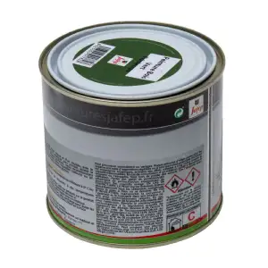 Peinture bois vert printemps 0,5l Jafep