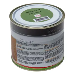 Peinture bois vert savane 0,5l Jafep