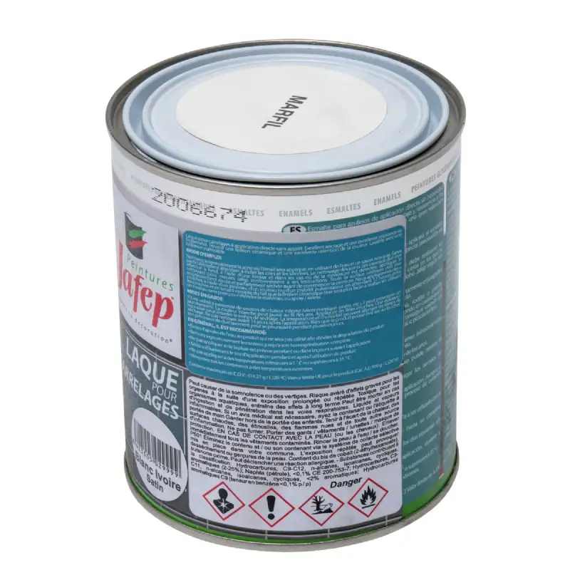 Peinture carrelage blanc ivoire 750ml