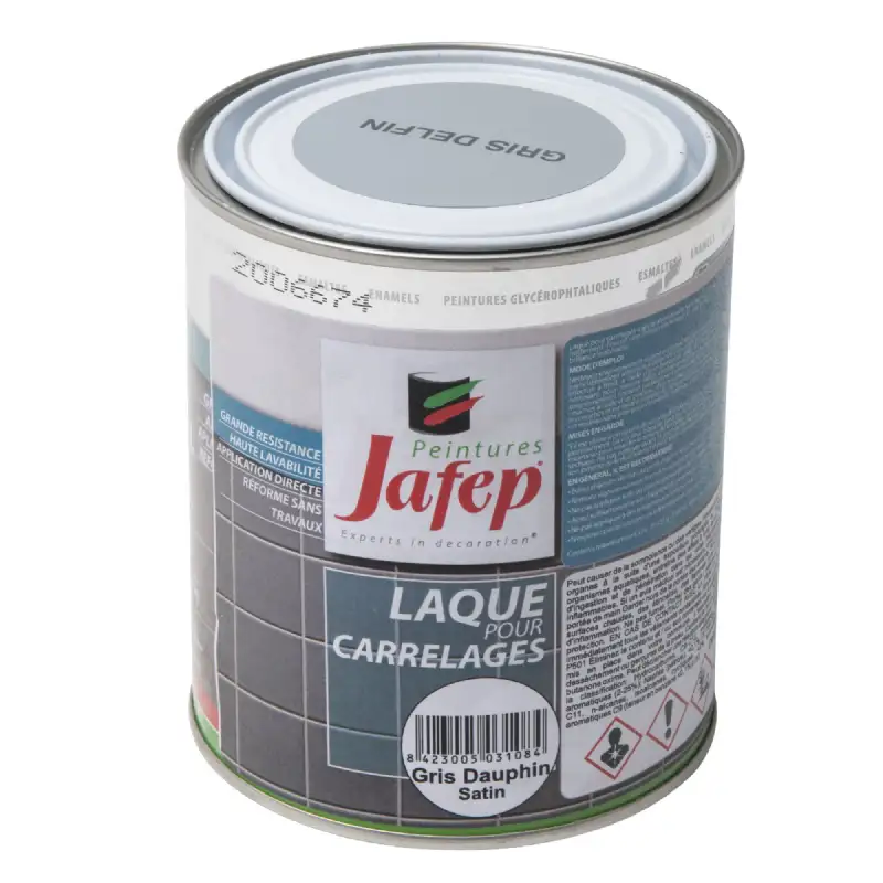 Peinture carrelage gris dauphin 750ml