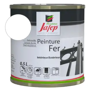 Peinture fer antirouille blanc Jafep