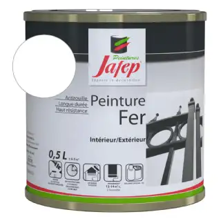 Peinture fer antirouille blanc Jafep