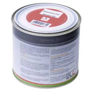 Peinture fer antirouille rouge vif Jafep