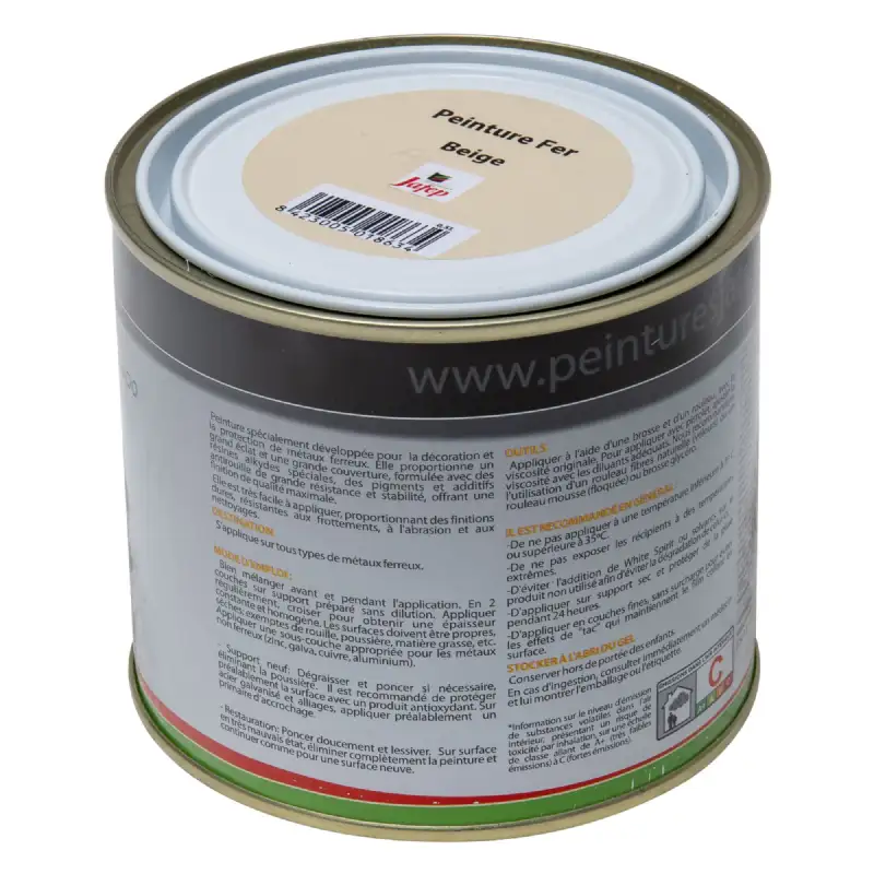 Peinture fer antirouille beige 0,5L