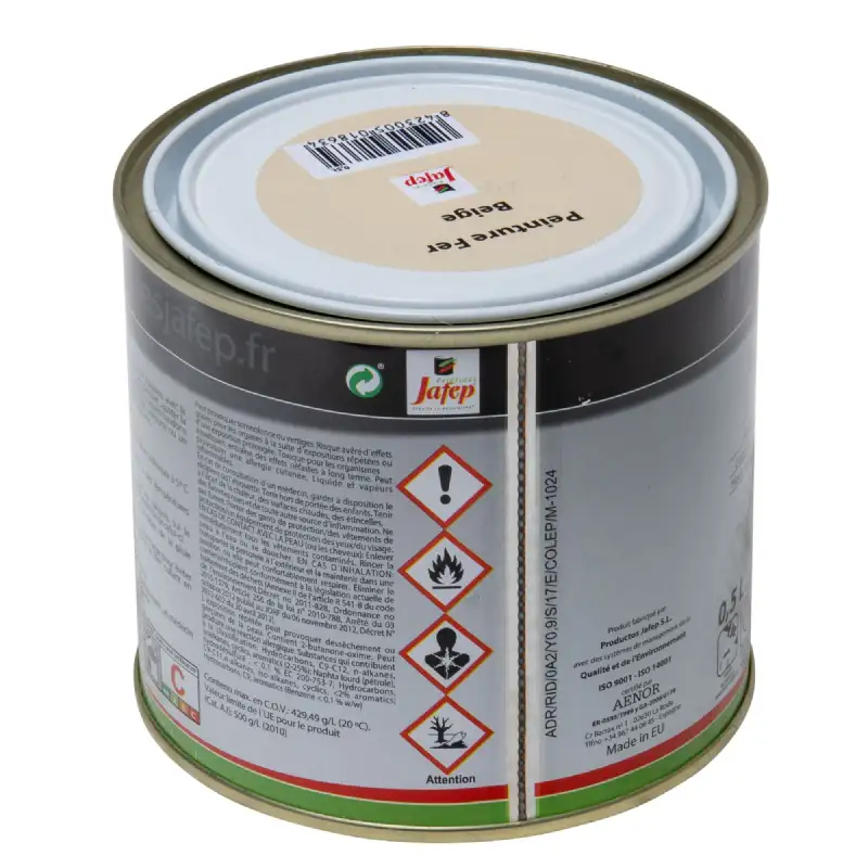 Peinture fer antirouille beige 0,5L